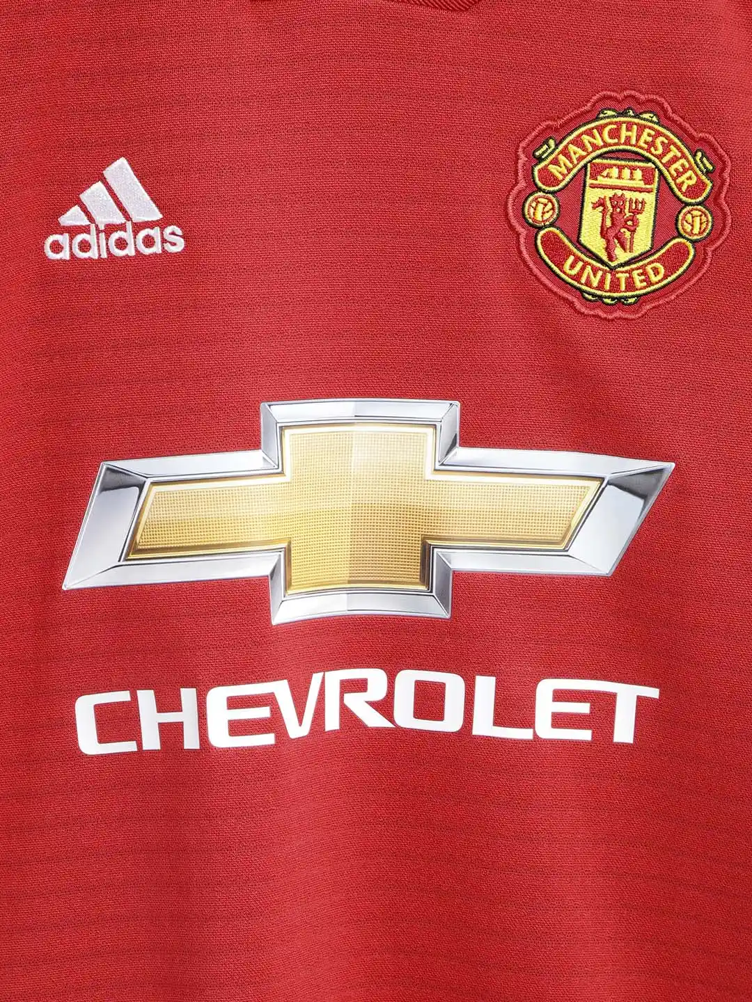 Buy ADIDAS Boys Red Black Manchester United FC Home Y Football