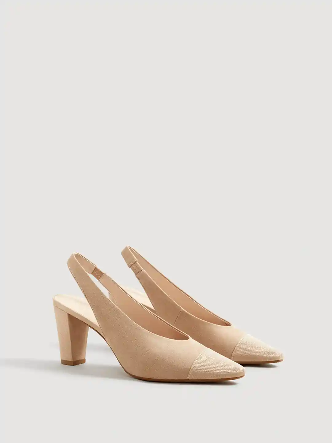 Buy MANGO Women Beige Solid Pumps Heels for Women 6995491 Myntra