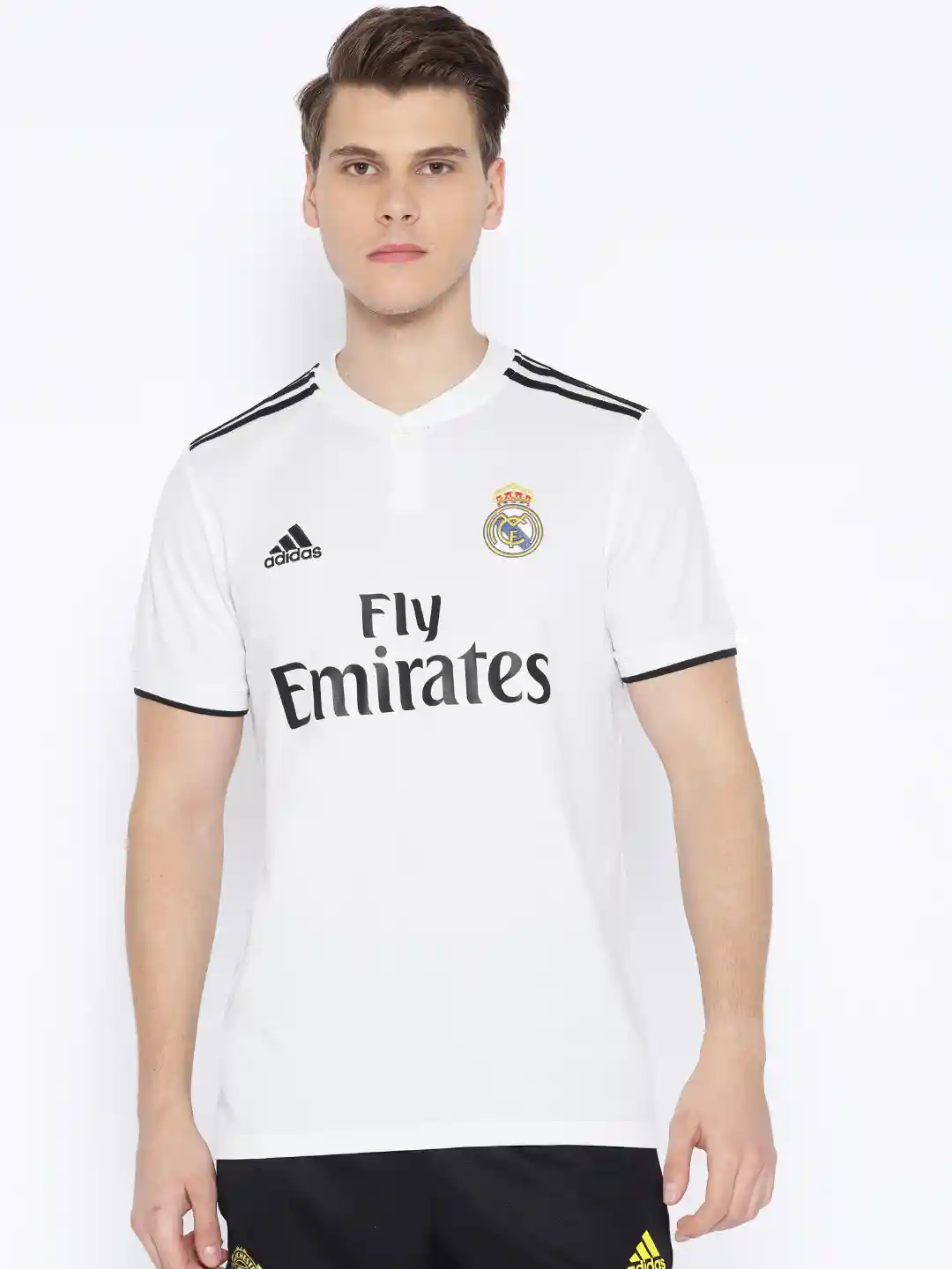 Buy ADIDAS Men White Black Printed Real Madrid Home Football