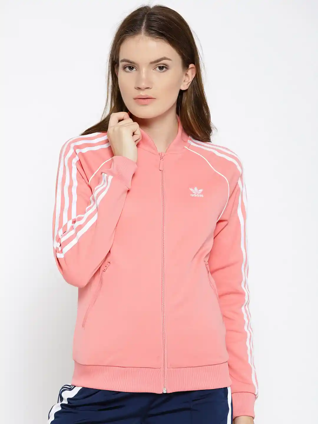 Buy ADIDAS Originals Women Pink Solid SST Track Jacket Jackets