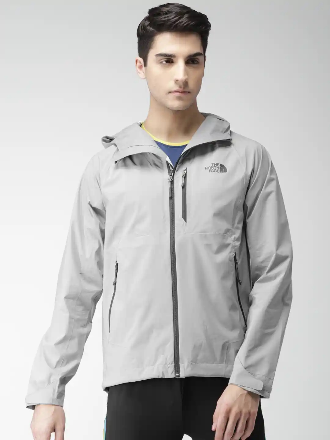 Buy The North Face Men Grey Solid Asian Fit DRY-VENT M DRICE