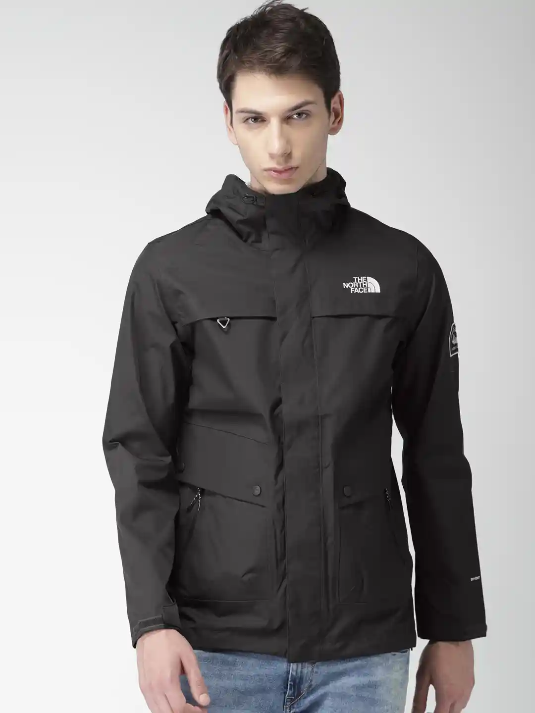 Buy The North Face Men Black Solid Waterproof Tailored Jacket