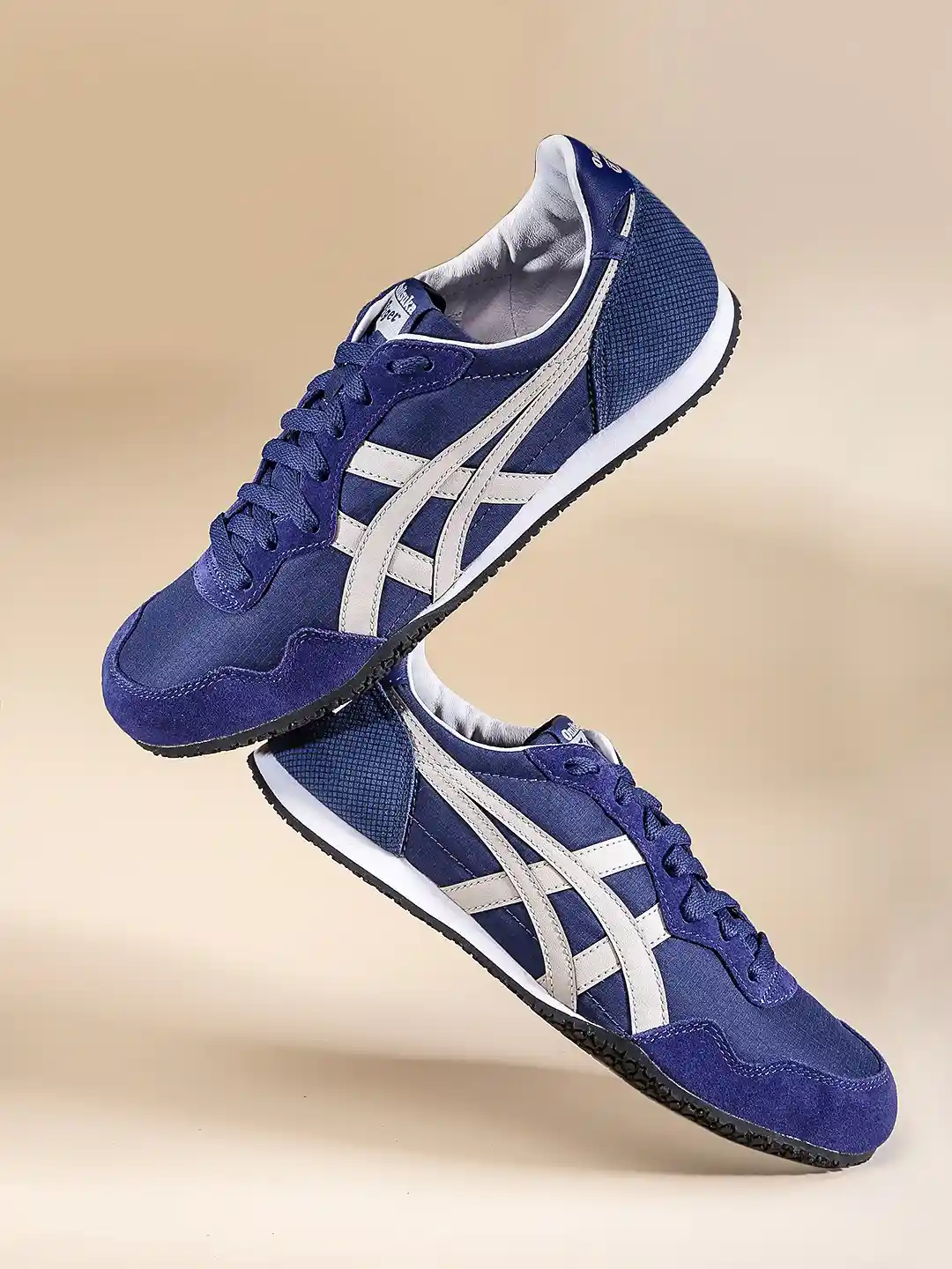 Buy Onitsuka Tiger Unisex Navy Blue Serrano Sneakers Casual