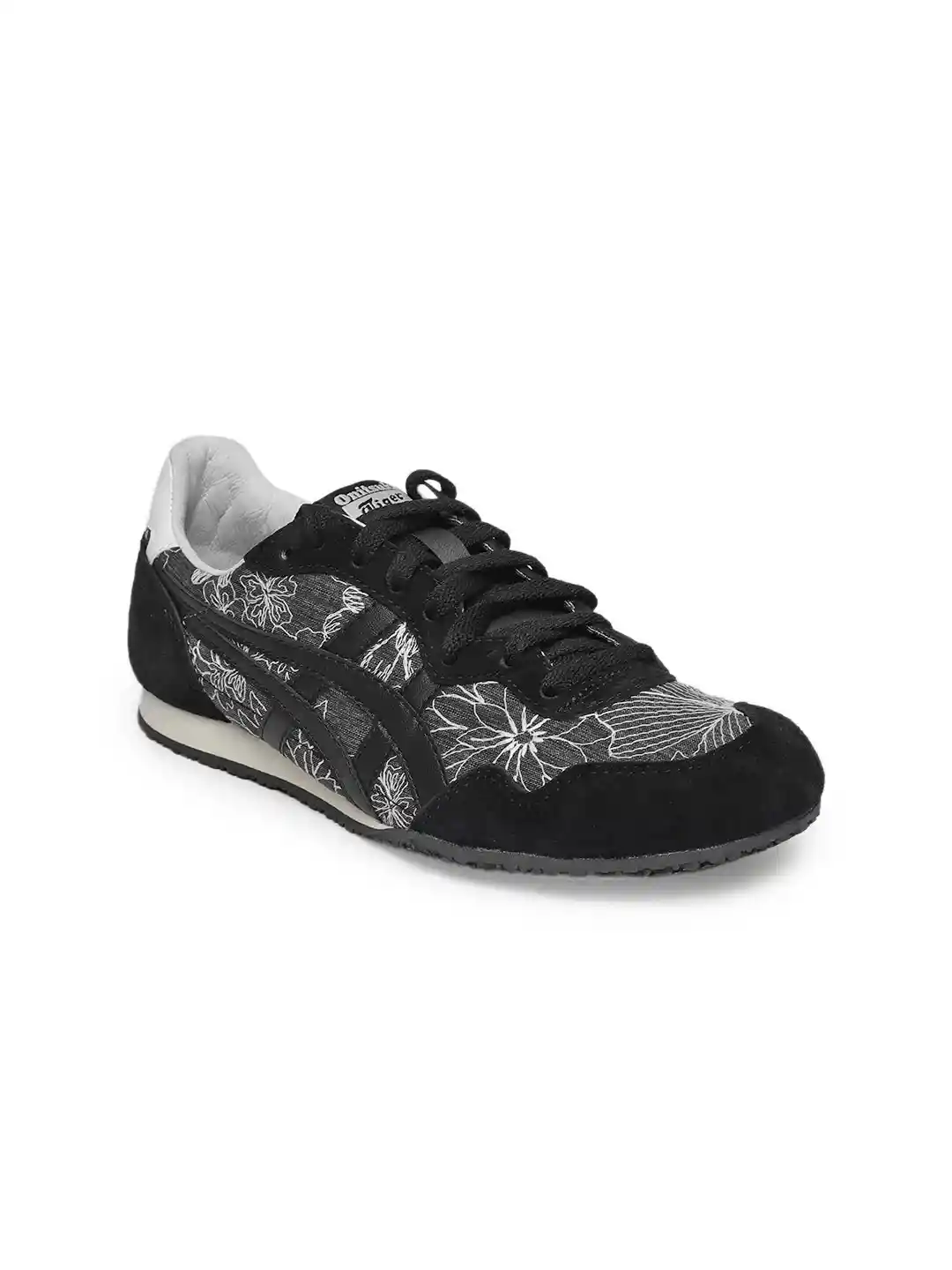 Buy Onitsuka Tiger Women Black Printed Serrano Sneakers Casual