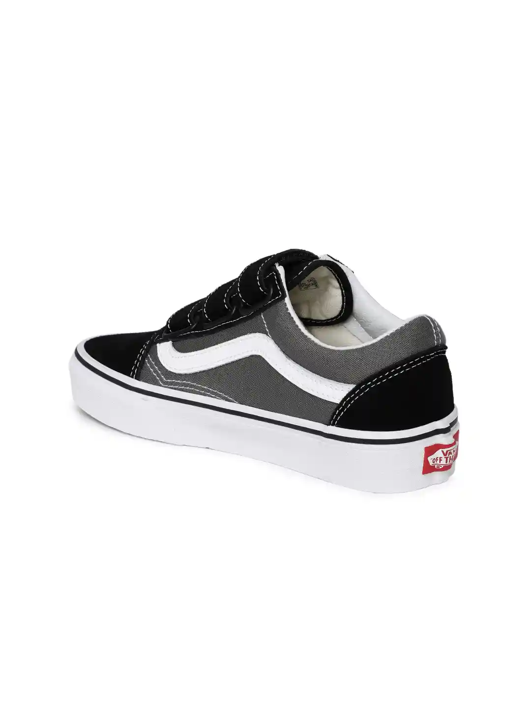 Buy Vans Unisex Black Grey Old Skool V Colourblocked Sneakers