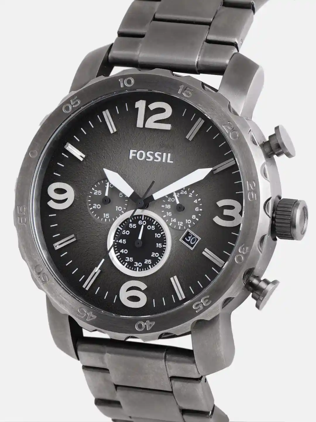 Buy Fossil Men Grey Analogue Watch JR1437_Factory_Serviced