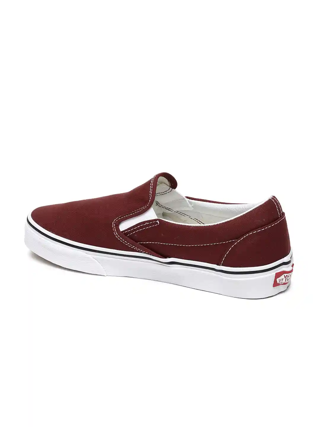 Buy Vans Unisex Maroon Slip-On Sneakers Casual Shoes for Unisex
