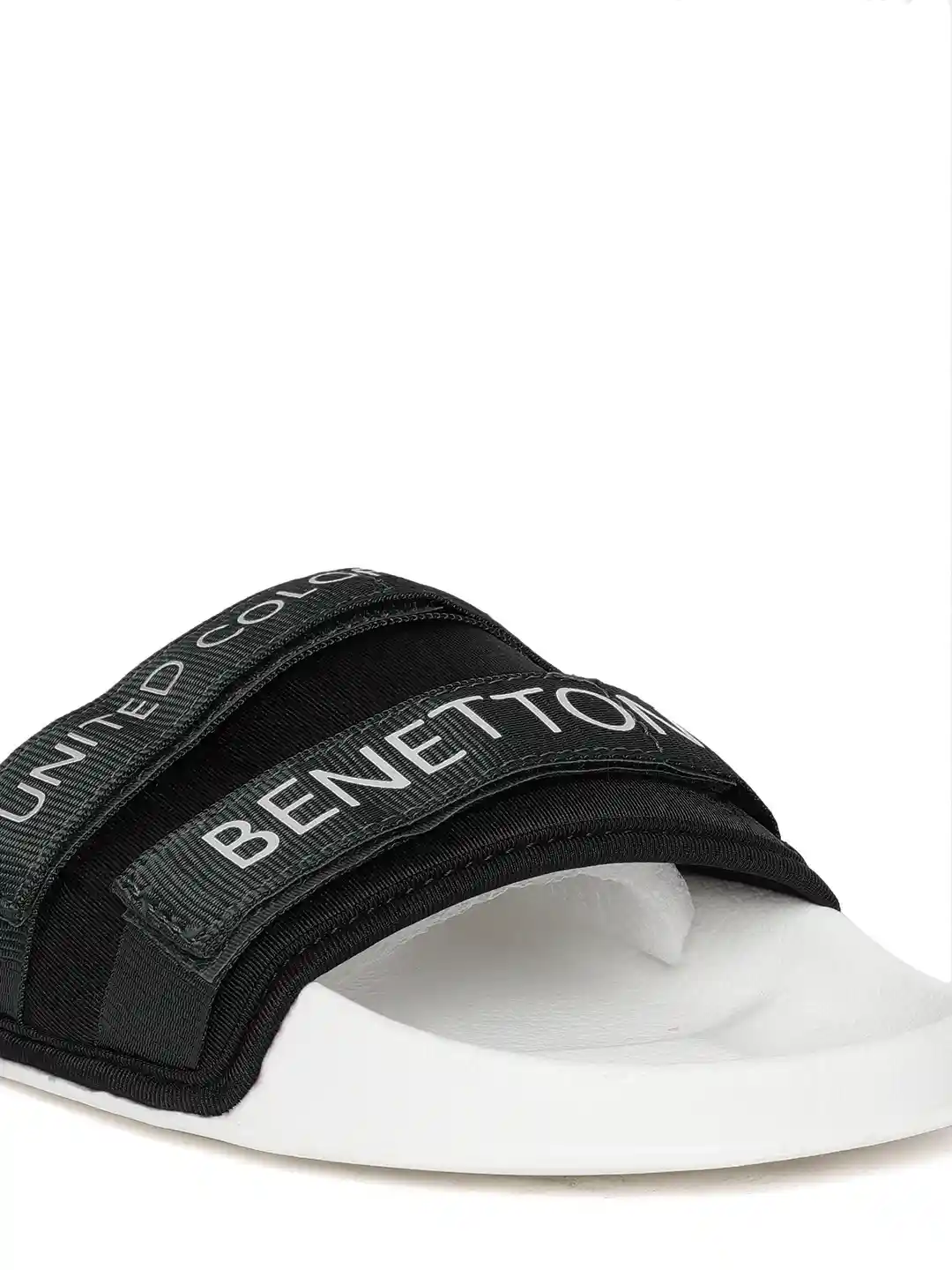 Benetton Slides Benetton Slippers Black Buy UNITED COLORS OF