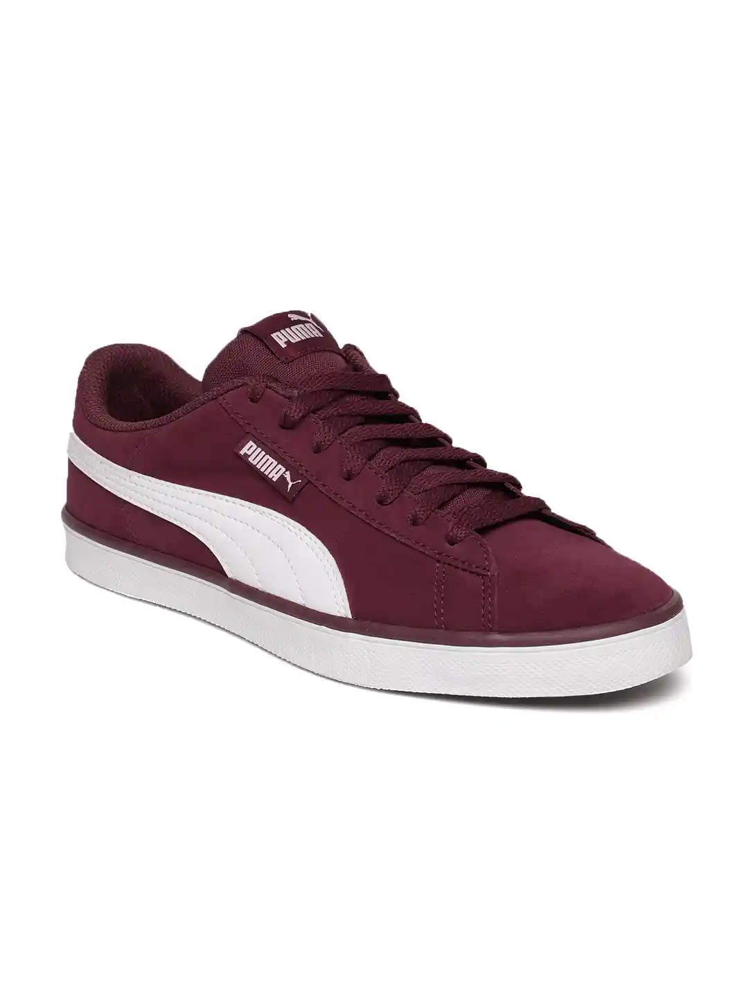 Puma Mens Puma Urban Plus Sd Sneaker Puma Unisex Maroon Urban Plus