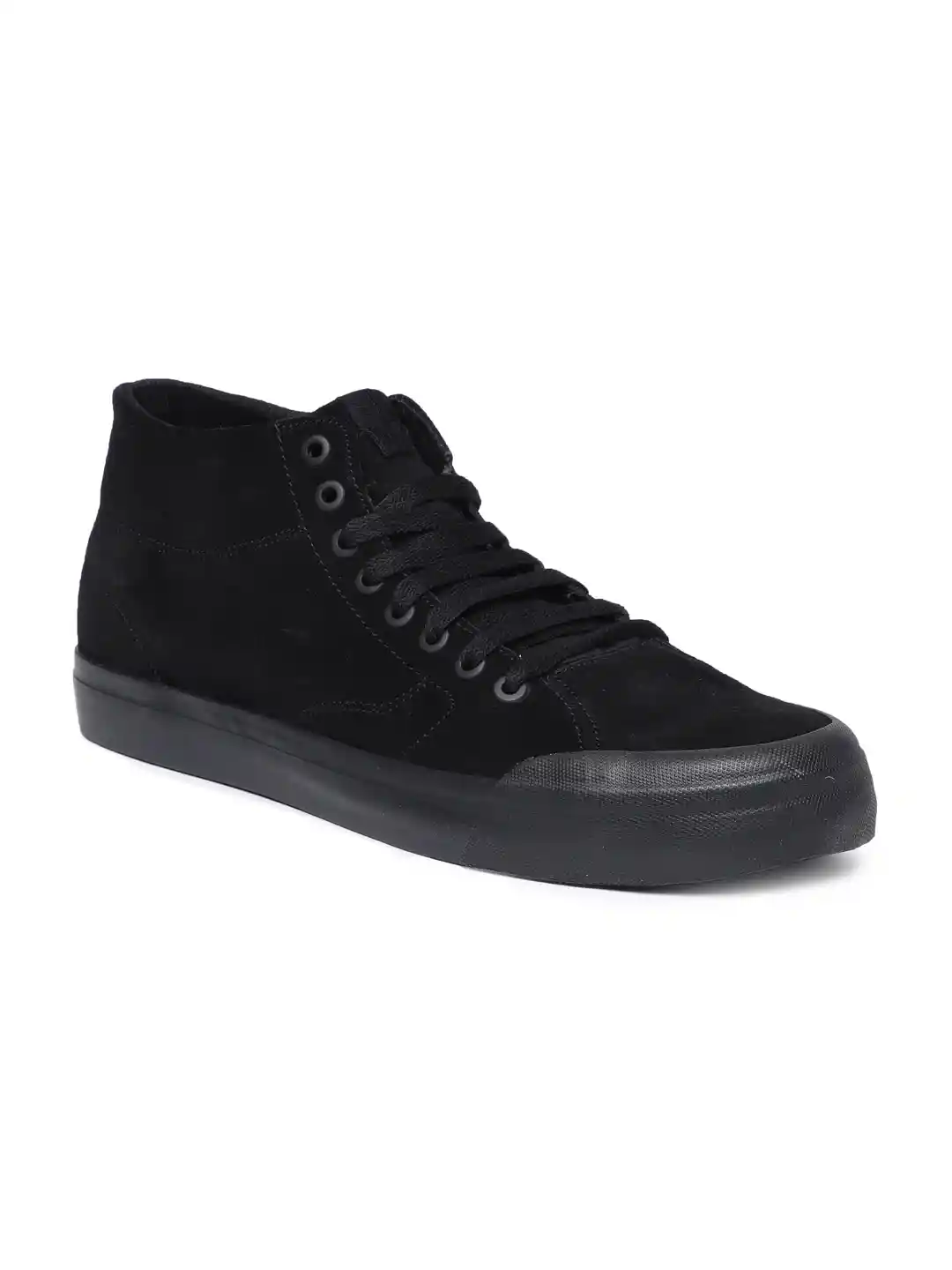 Buy DC Men Black EVAN HI Suede Mid-Top Sneakers Casual Shoes for