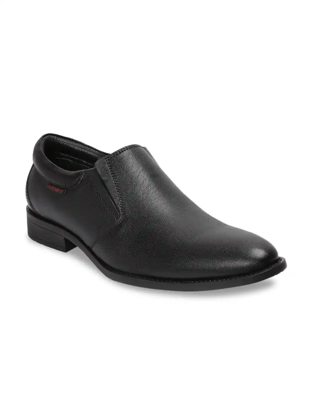 Buy Red Chief Men Black Leather Formal Slip-On Shoes Formal