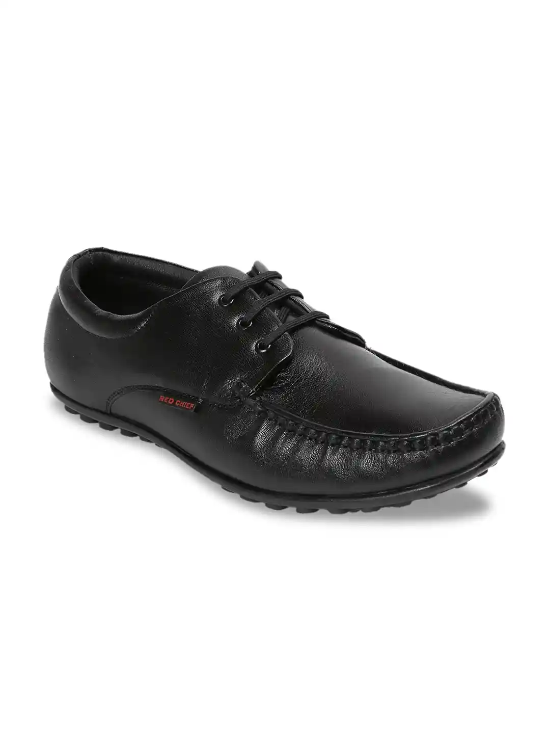 Buy Red Chief Men Black Leather Smart Casual Shoes Formal Shoes