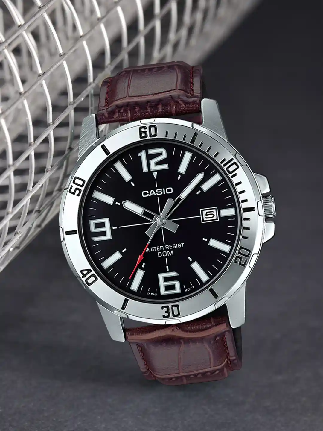 Buy CASIO Enticer Men Black Dial Analog Watch MTP-VD01L-1BVUDF