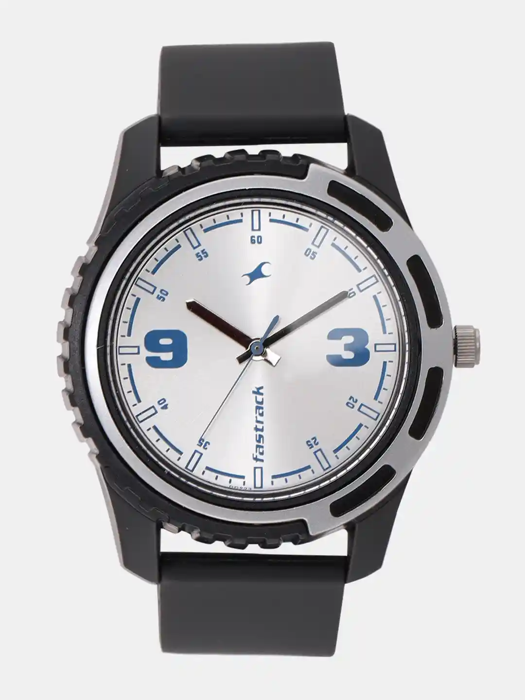 Buy Fastrack Men Silver-Toned Analogue Watch NJ3114PP02C_OR_F