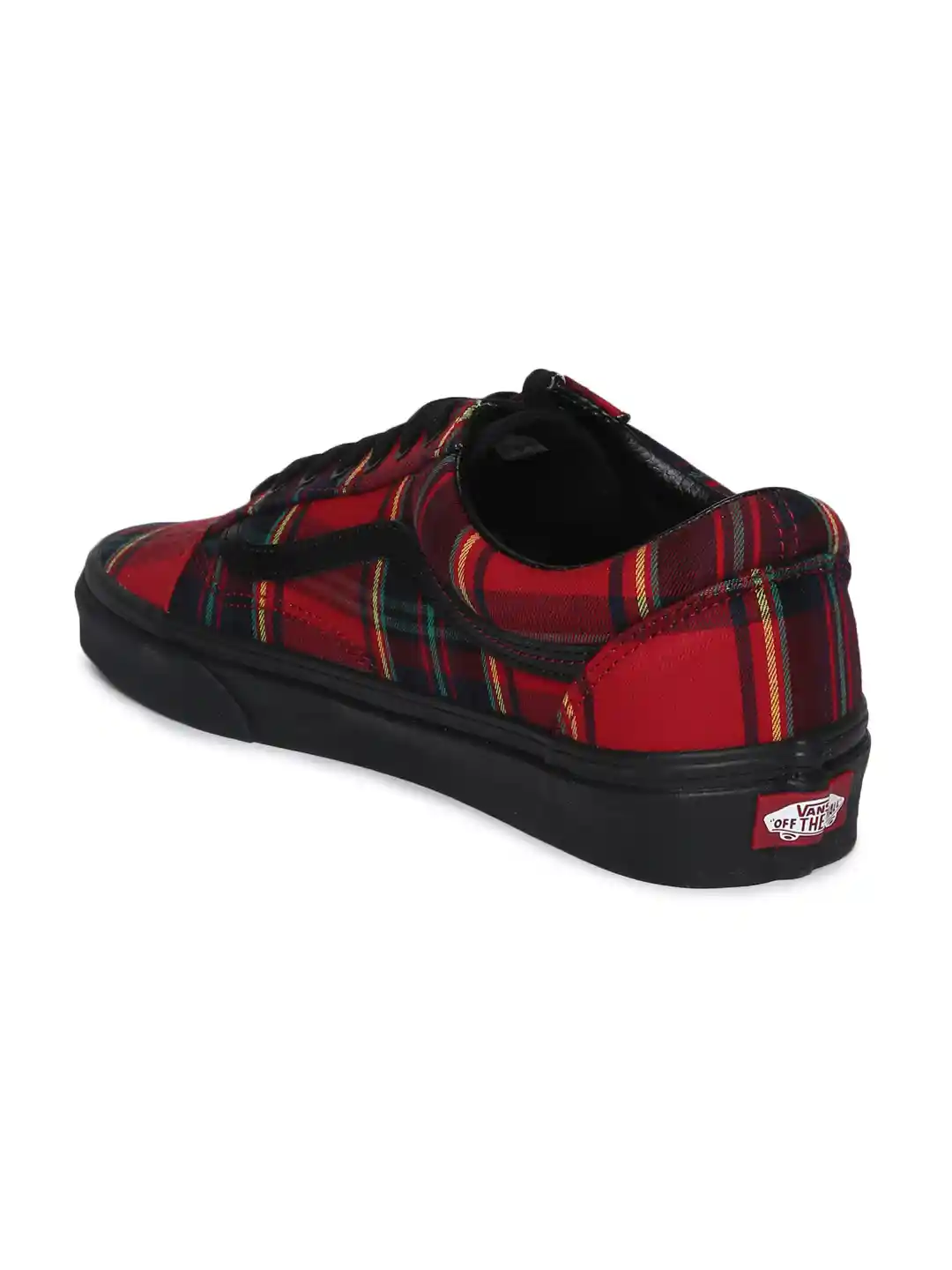 Buy Vans Unisex Red Checked Old Skool Sneakers Casual Shoes for