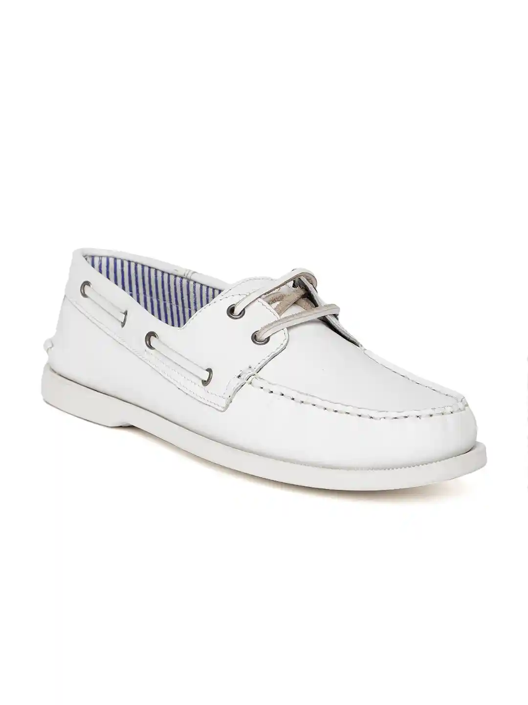 Buy United Colors of Benetton Men White Leather Boat Shoes - Casual Shoes  for Men 7329770 | Myntra