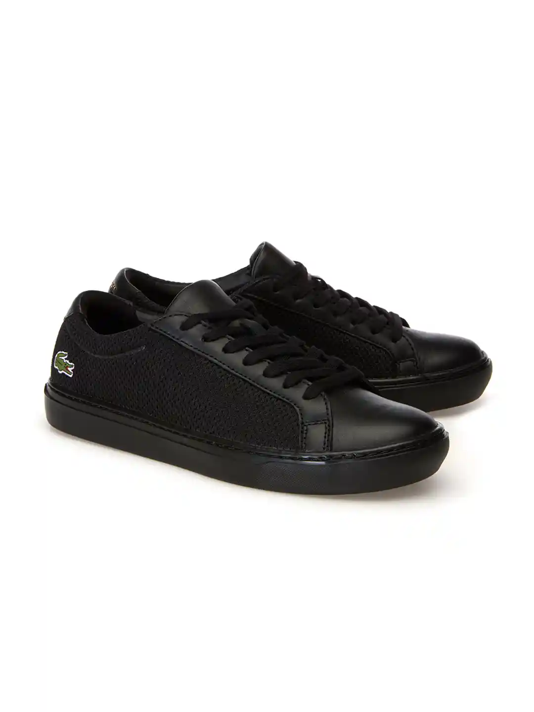 Buy Lacoste Men Black Leather Sneakers Casual Shoes for Men