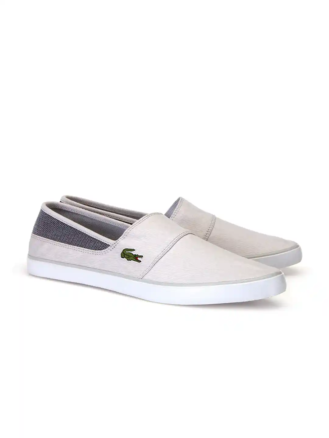 Buy Lacoste Men Grey Slip-On Sneakers Casual Shoes for Men
