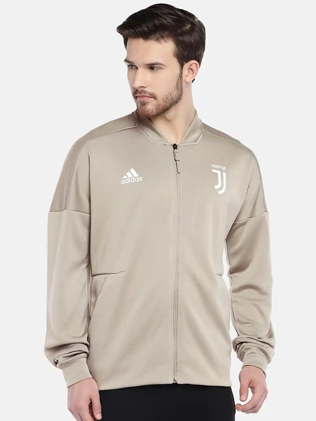 Buy ADIDAS Men Grey Juventus Football Jacket Jackets for