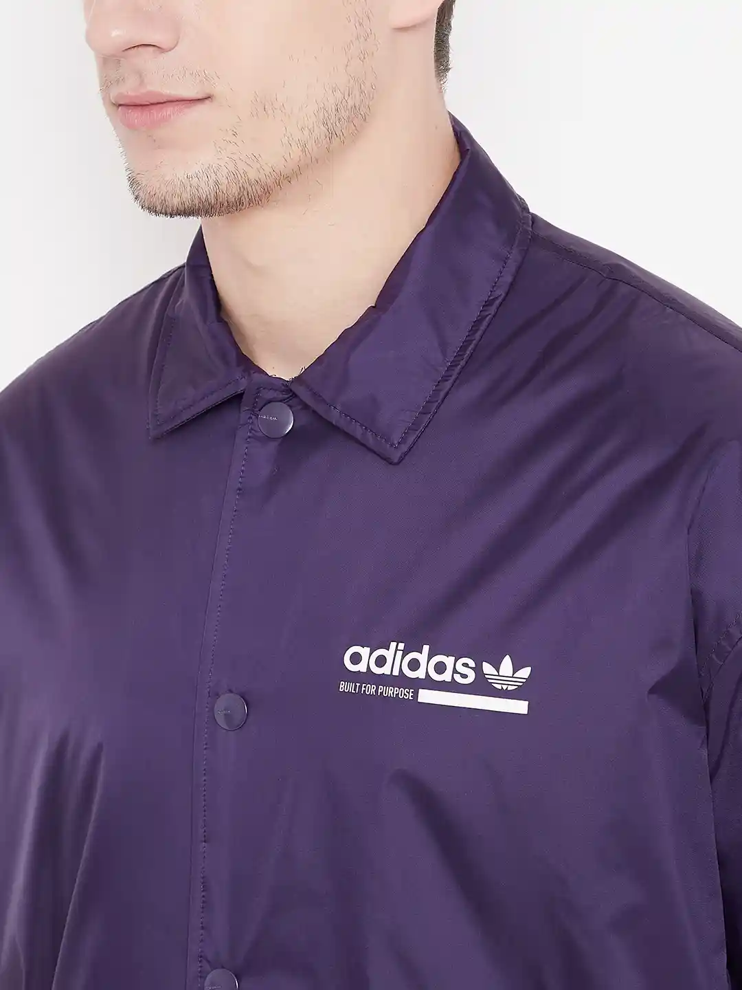 Buy ADIDAS Originals Men Purple Kaval Printed Back Jacket