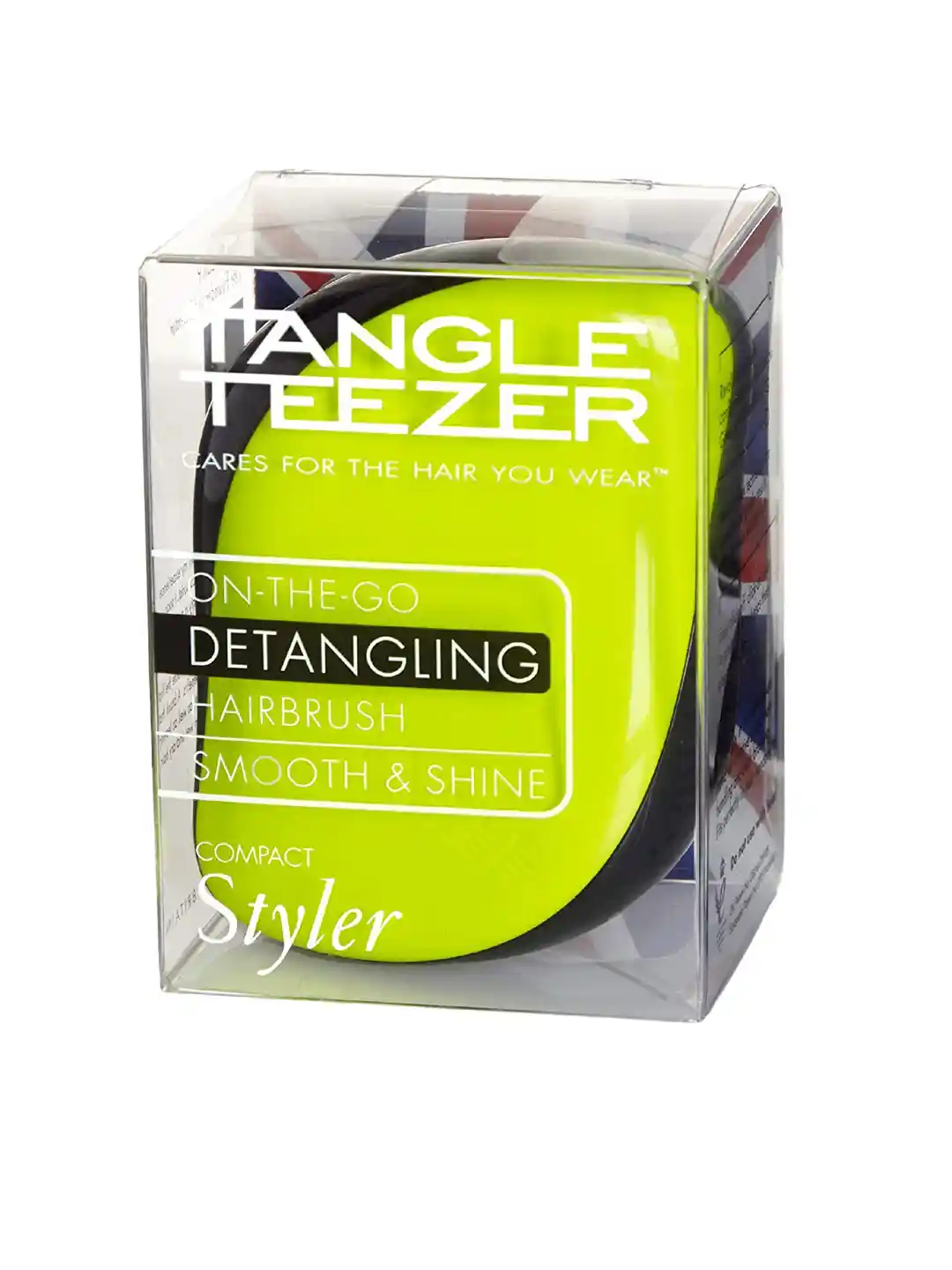 Buy Tangle Teezer Fluorescent Green Black Compact Styler