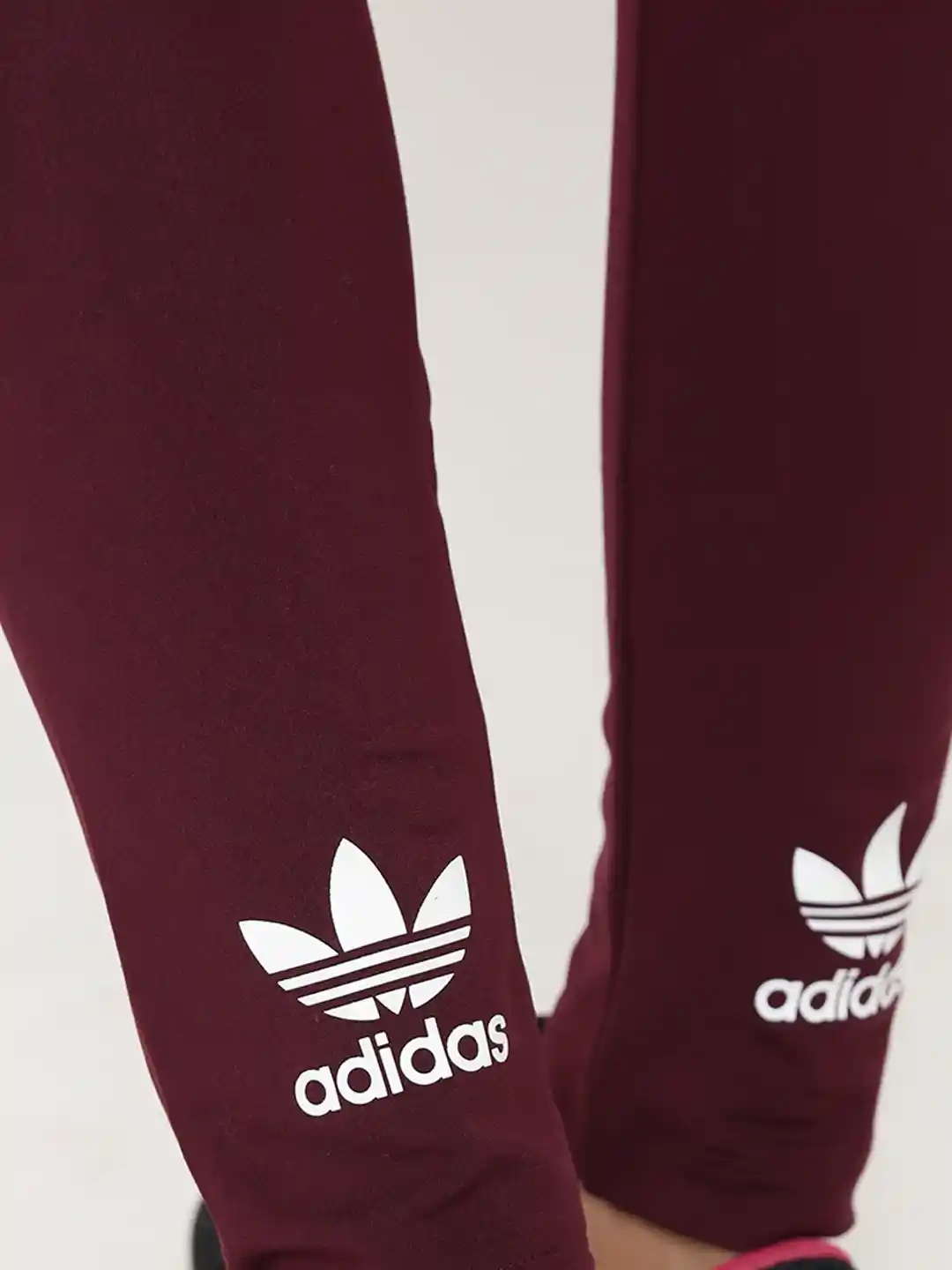 Buy ADIDAS Originals Women Pink Solid Trefoil Tights Tights for