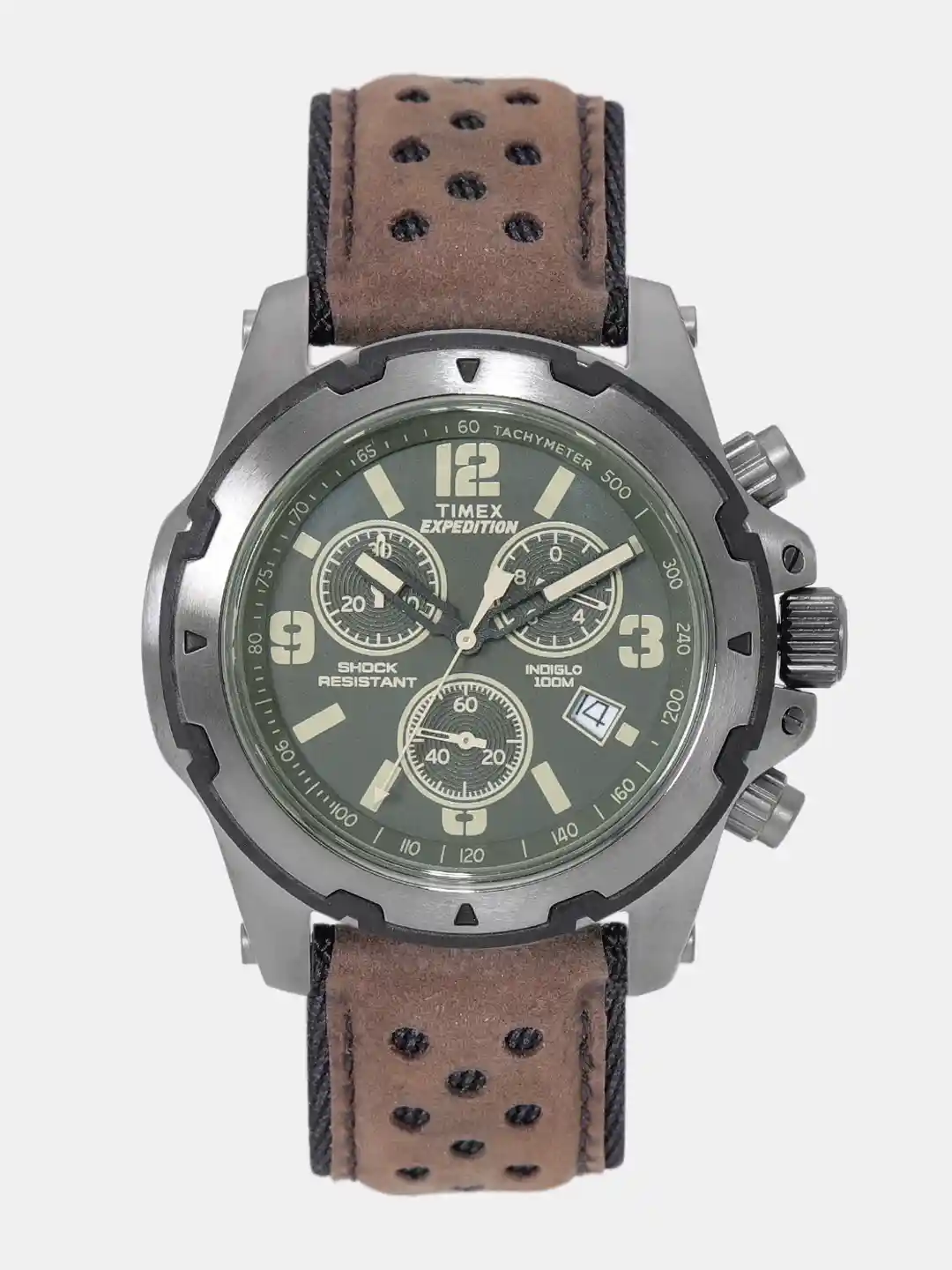 Buy Timex Expedition Men Charcoal Grey Chronograph Watch