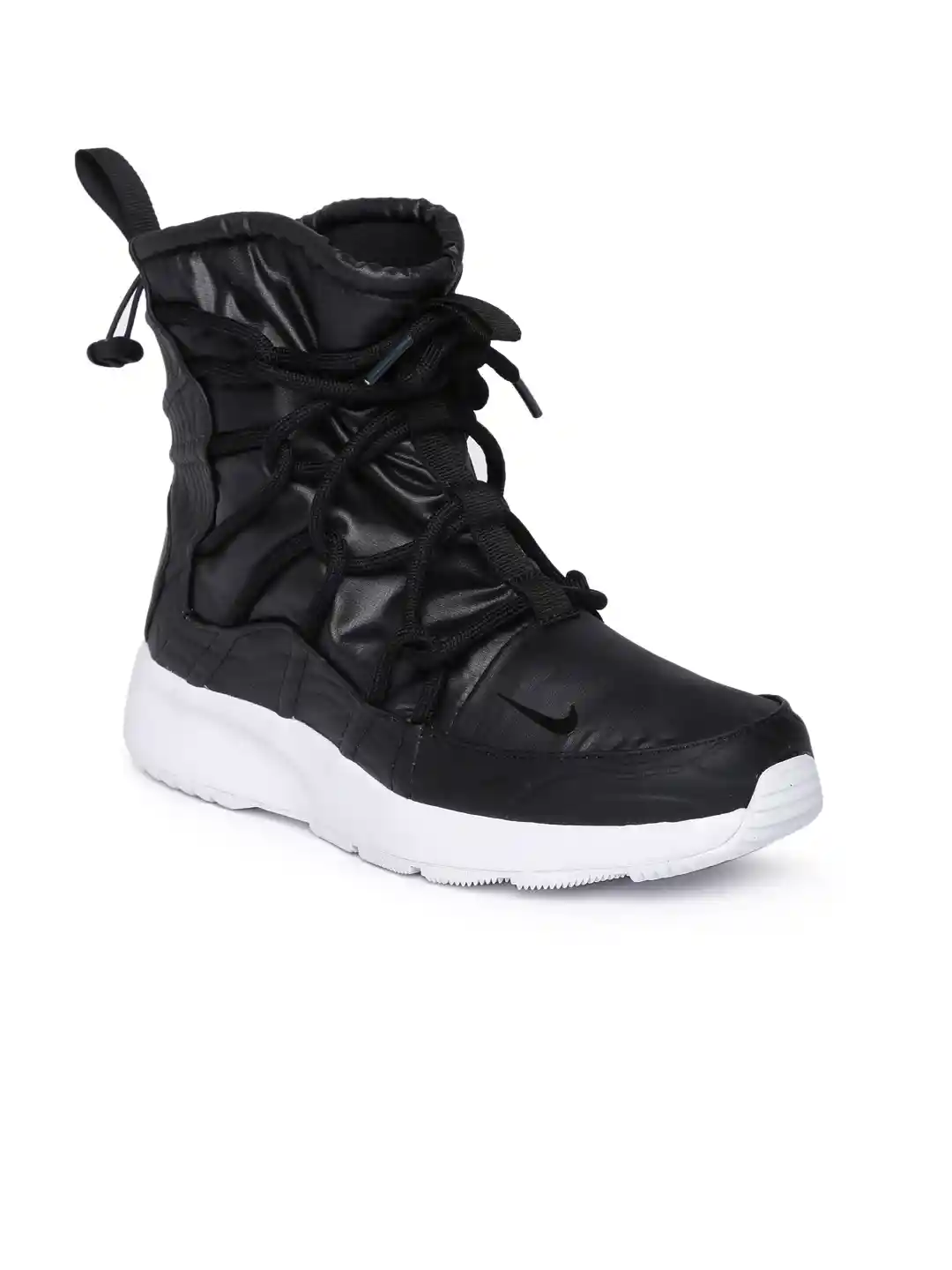 Buy Nike Women Black Tanjun High-Top Sneakers Casual Shoes for