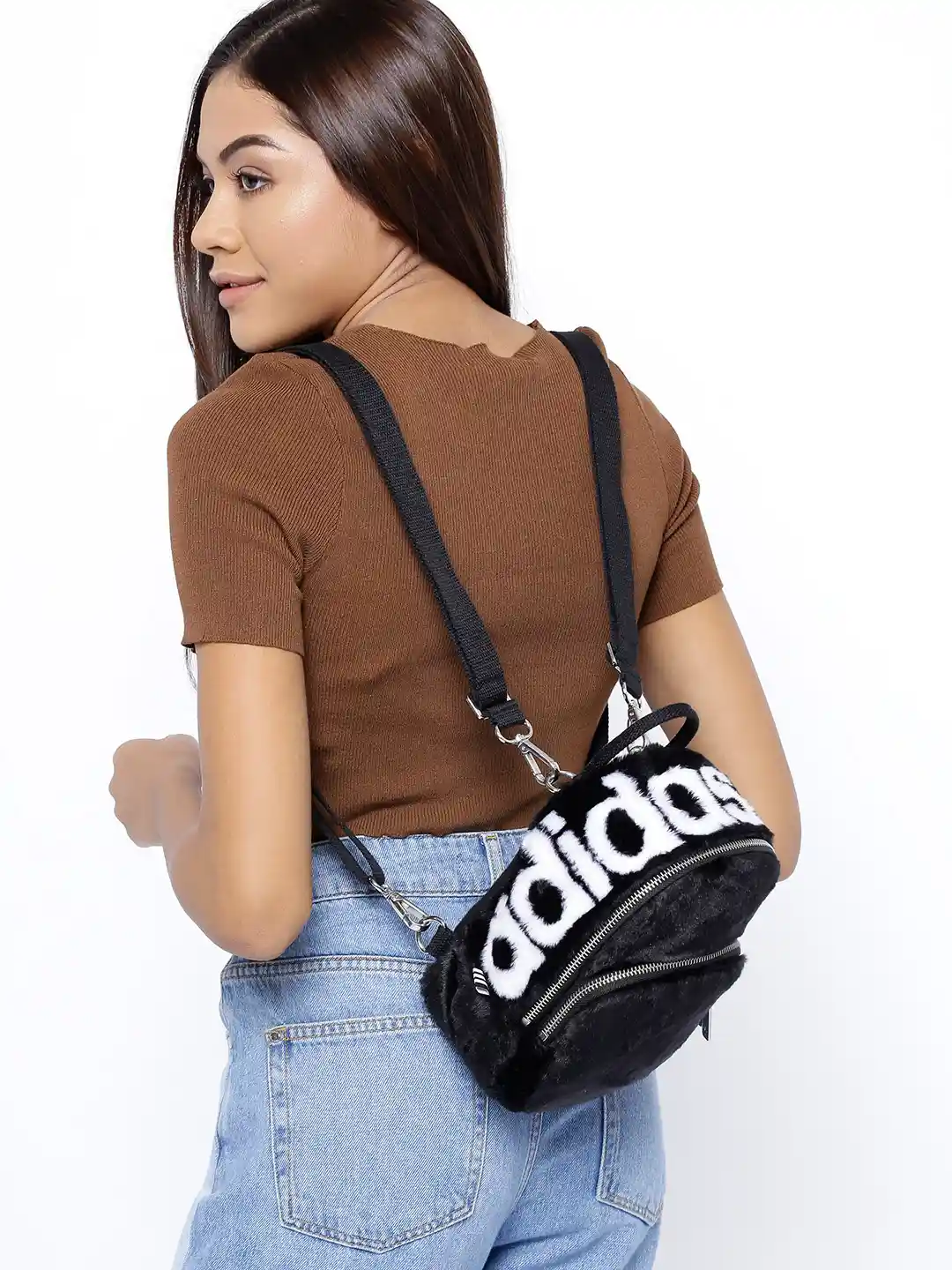 Adidas Faux Fur Mini Backpack Buy ADIDAS Originals Women Black CL