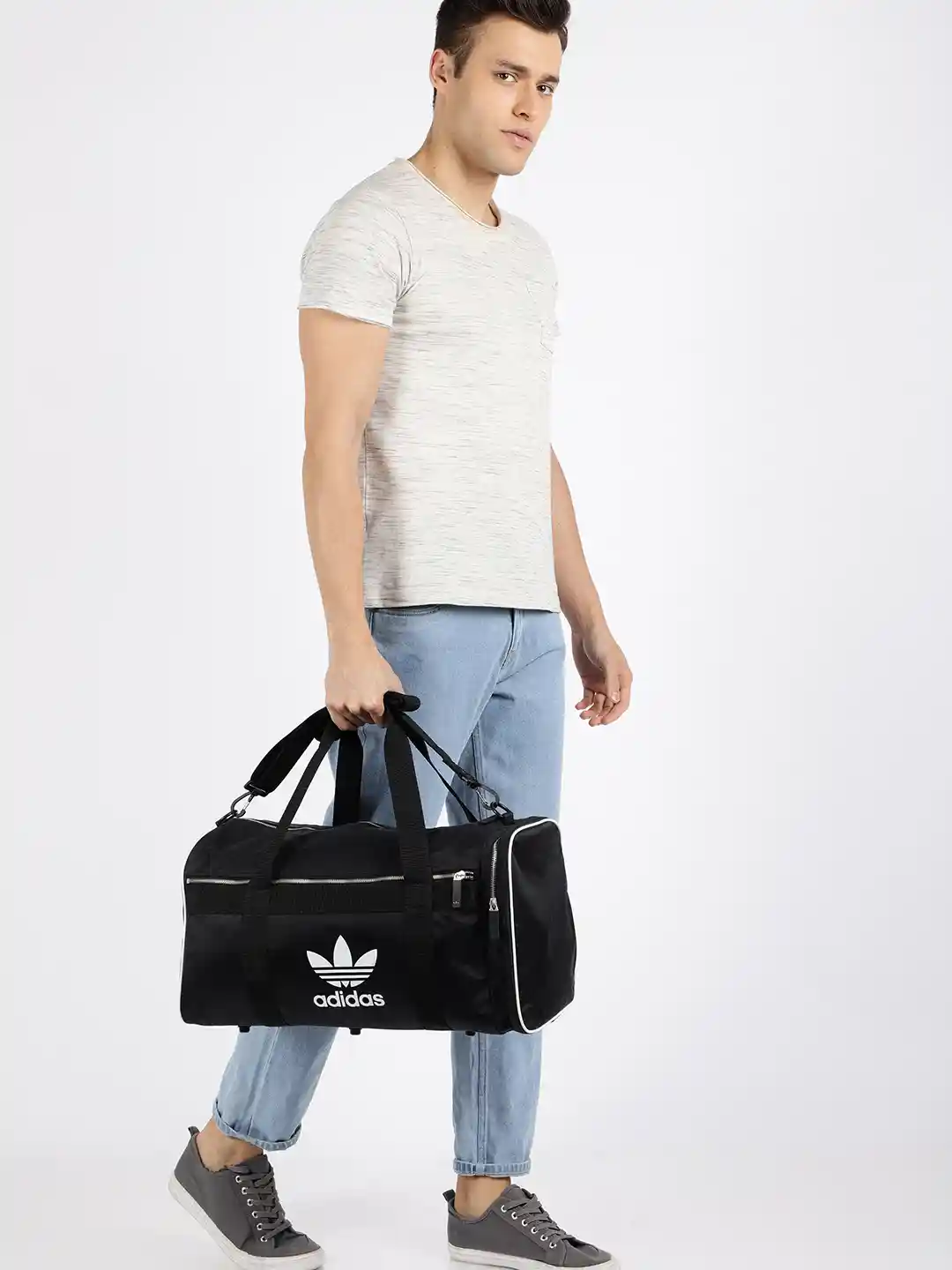 Buy ADIDAS Originals Unisex Black Solid Duffle Bag Duffel Bag