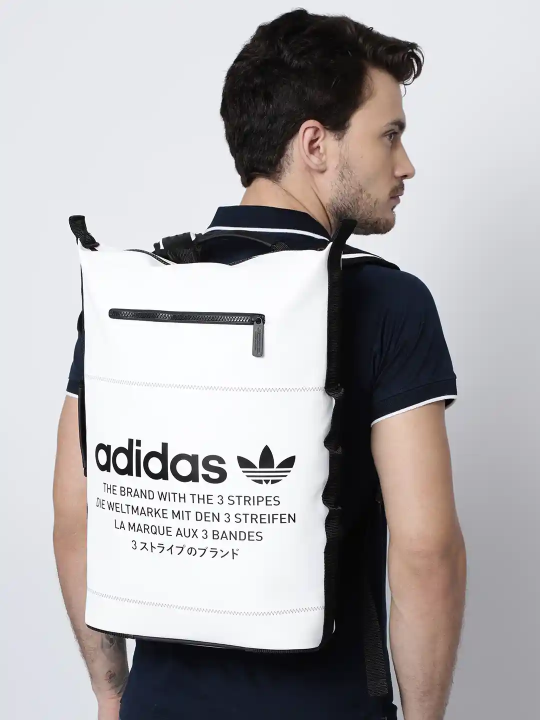 Buy ADIDAS Originals Unisex White Printed NMD Laptop Backpack