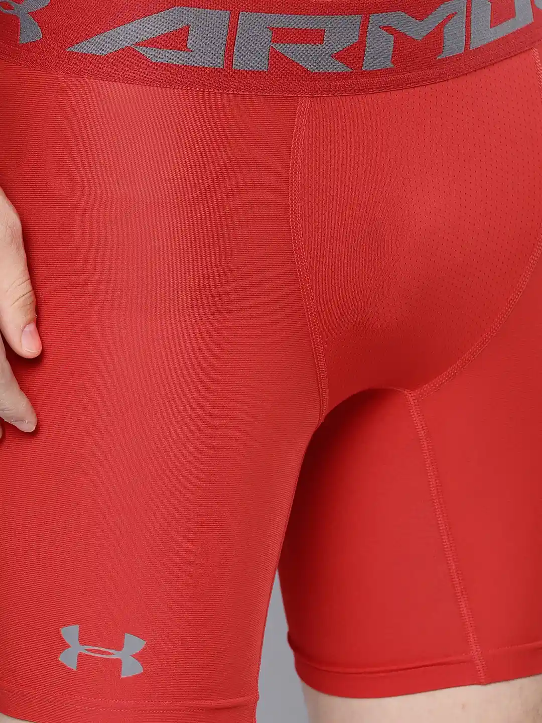 Buy UNDER ARMOUR Men Red HeatGear Compression Shorts Tights