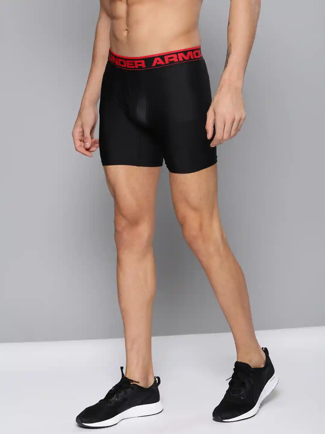 Buy UNDER ARMOUR Men Black Solid Original Series Boxerjock