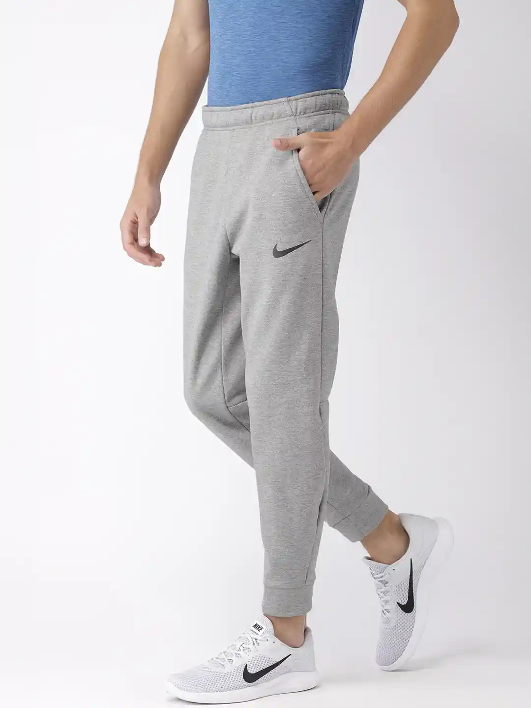 grey nike therma fit sweatpants