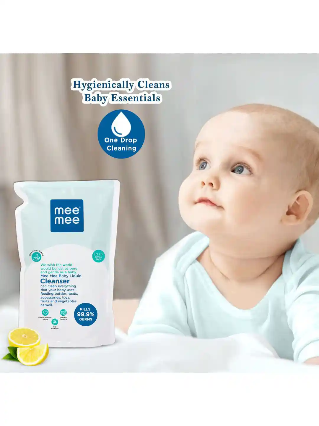 Buy MeeMee Kids Anti-Bacterial Baby Liquid Cleanser 1L Baby