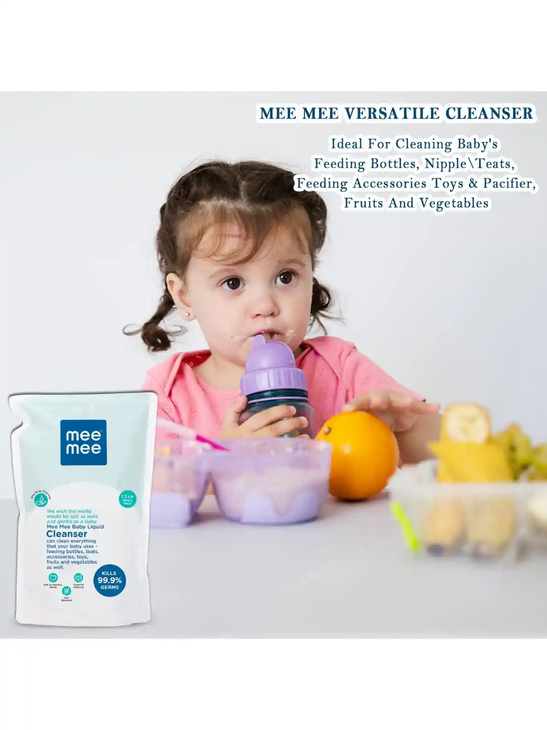 Buy MeeMee Kids Anti-Bacterial Baby Liquid Cleanser 1L Baby
