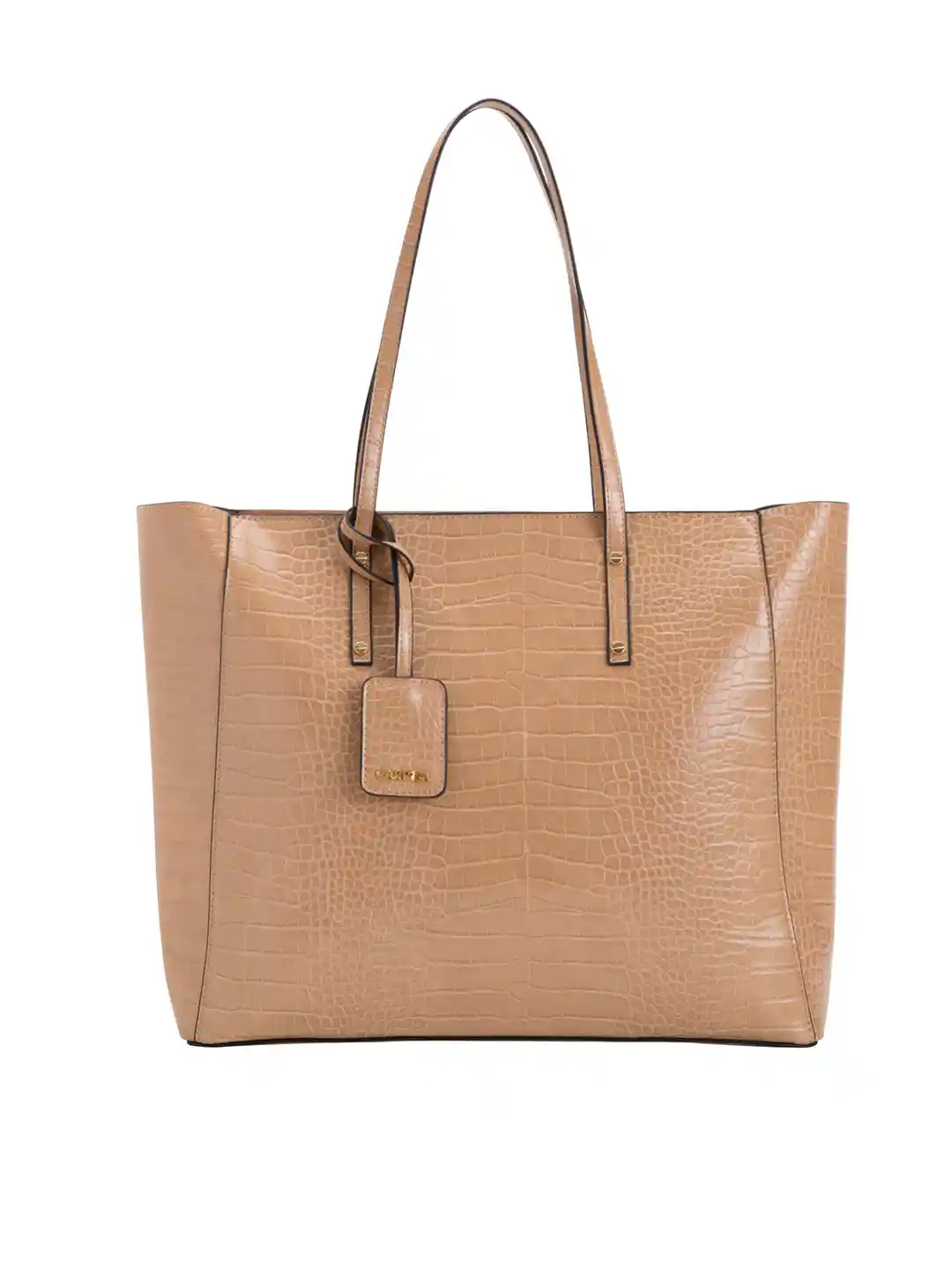 Buy CARPISA Beige Snakeskin Textured Shoulder Bag Handbags for