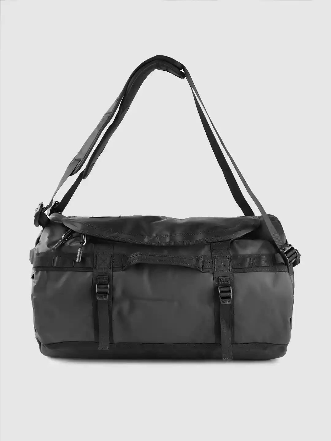 Buy The North Face Black Solid Base Camp Duffel Bag Cum Backpack