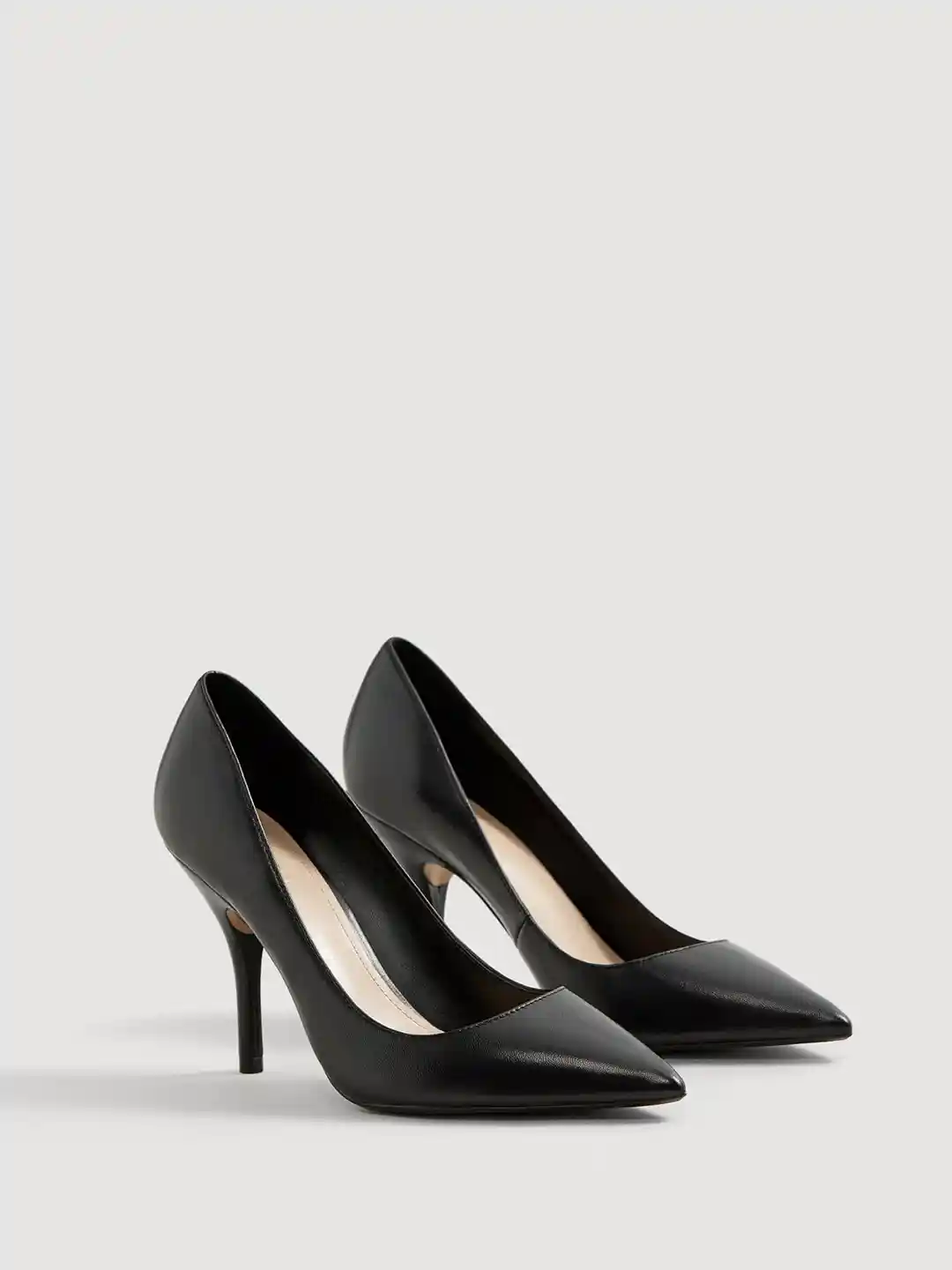 Buy MANGO Women Black Solid Pumps Heels for Women 7770201 Myntra