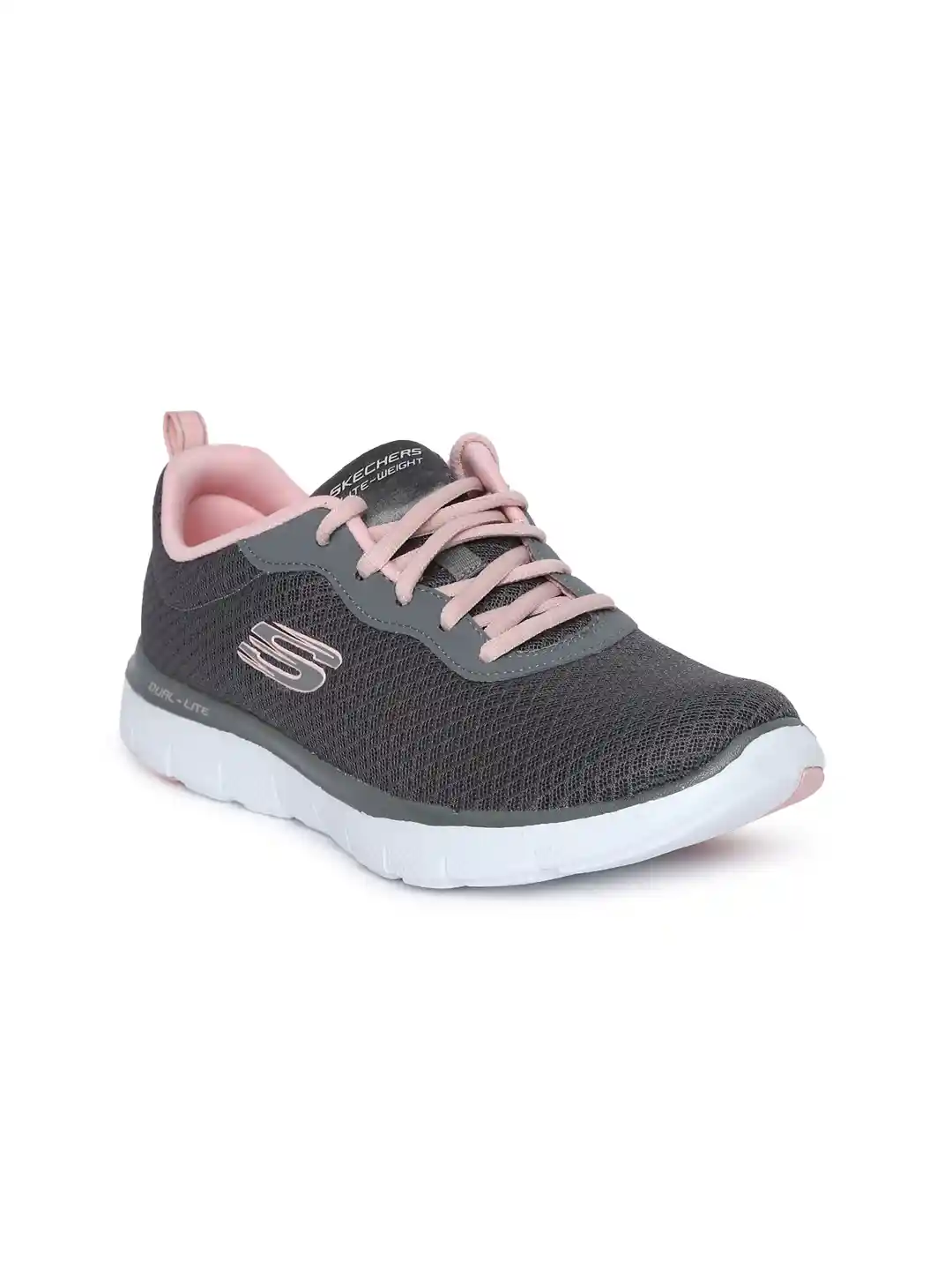 Sneakers Skechers Women 2018 Buy Skechers Women Charcoal Grey Flex