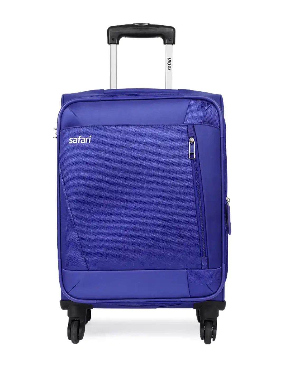 Buy Safari Unisex Blue Savage Wheel Cabin Soft Luggage Trolley