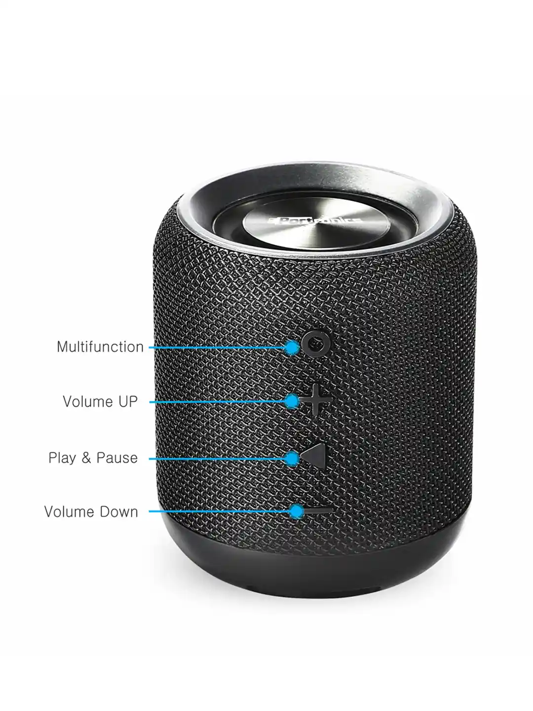 Buy Portronics Black SoundDrum Portable Bluetooth Speaker POR 871