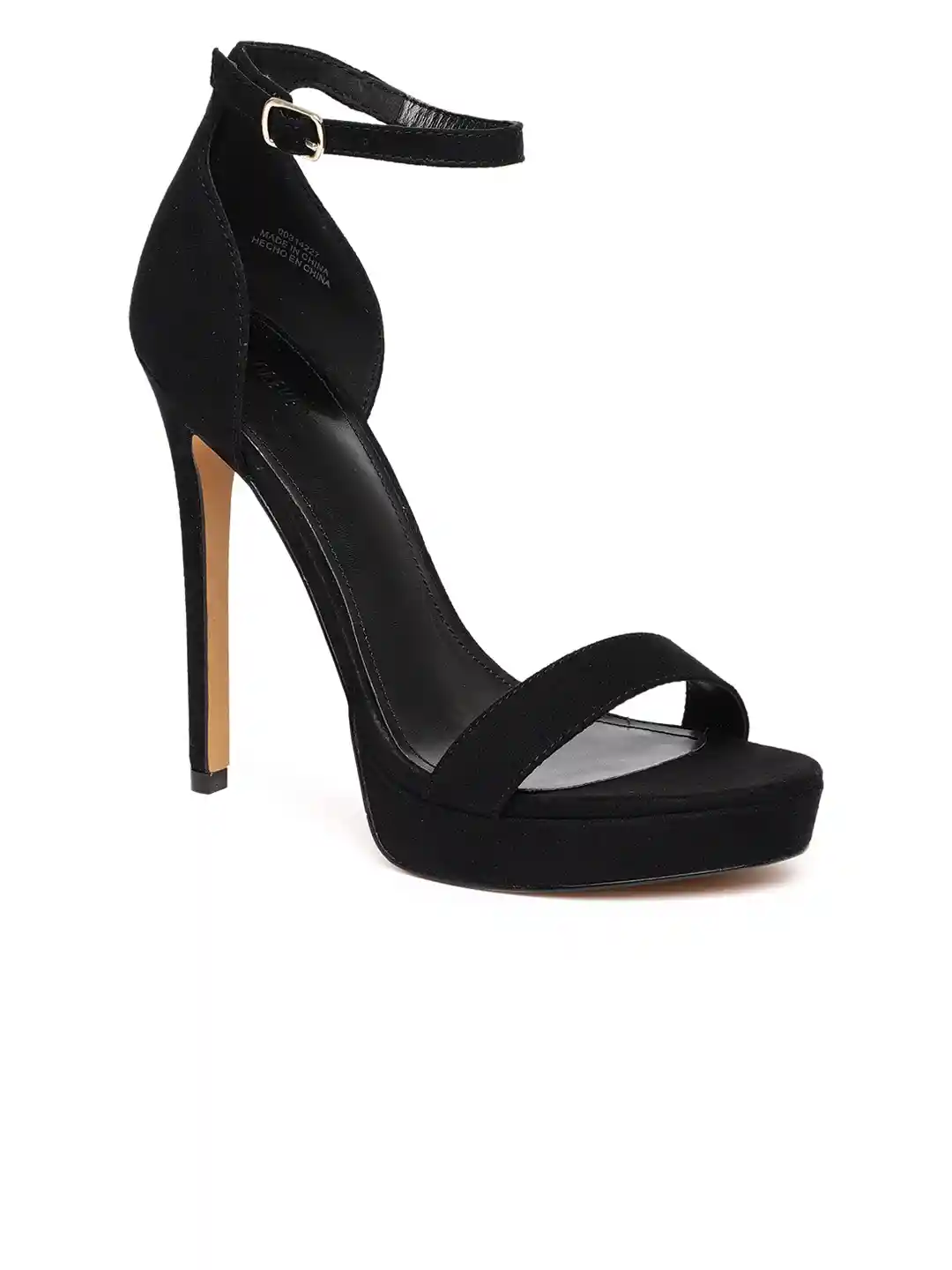 Buy FOREVER 21 Women Black Solid Heels Heels for Women 7888373
