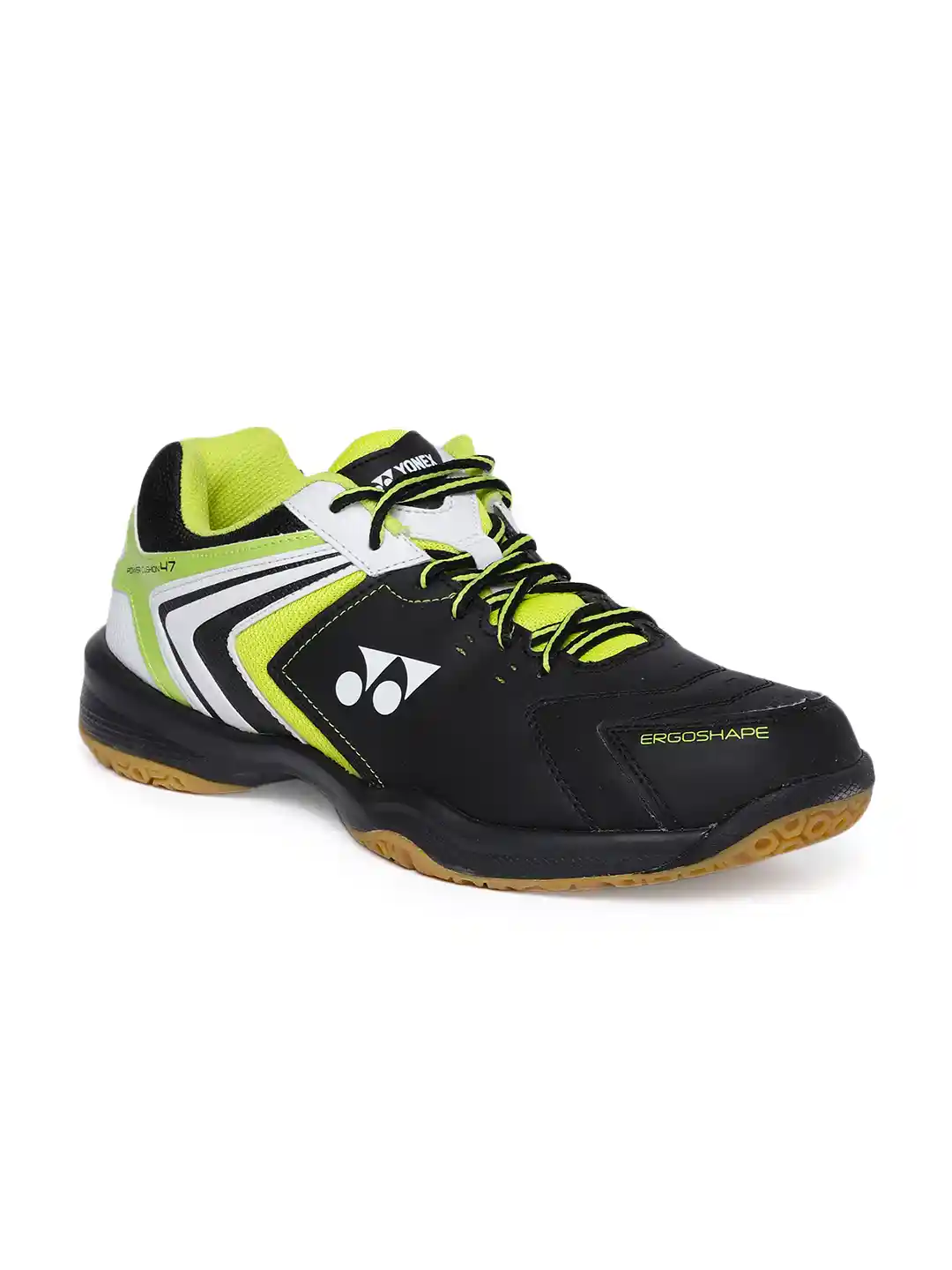 Buy YONEX Men Black Lime Green SHB 47 EX Badminton Shoes