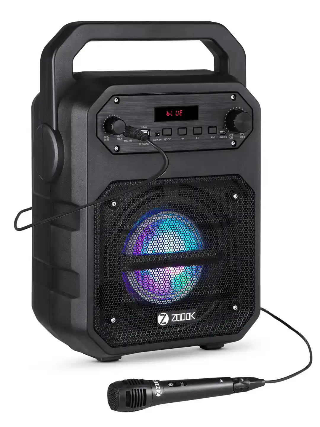 Buy Zoook Unisex Black Rocker Thunder Bluetooth Speaker with