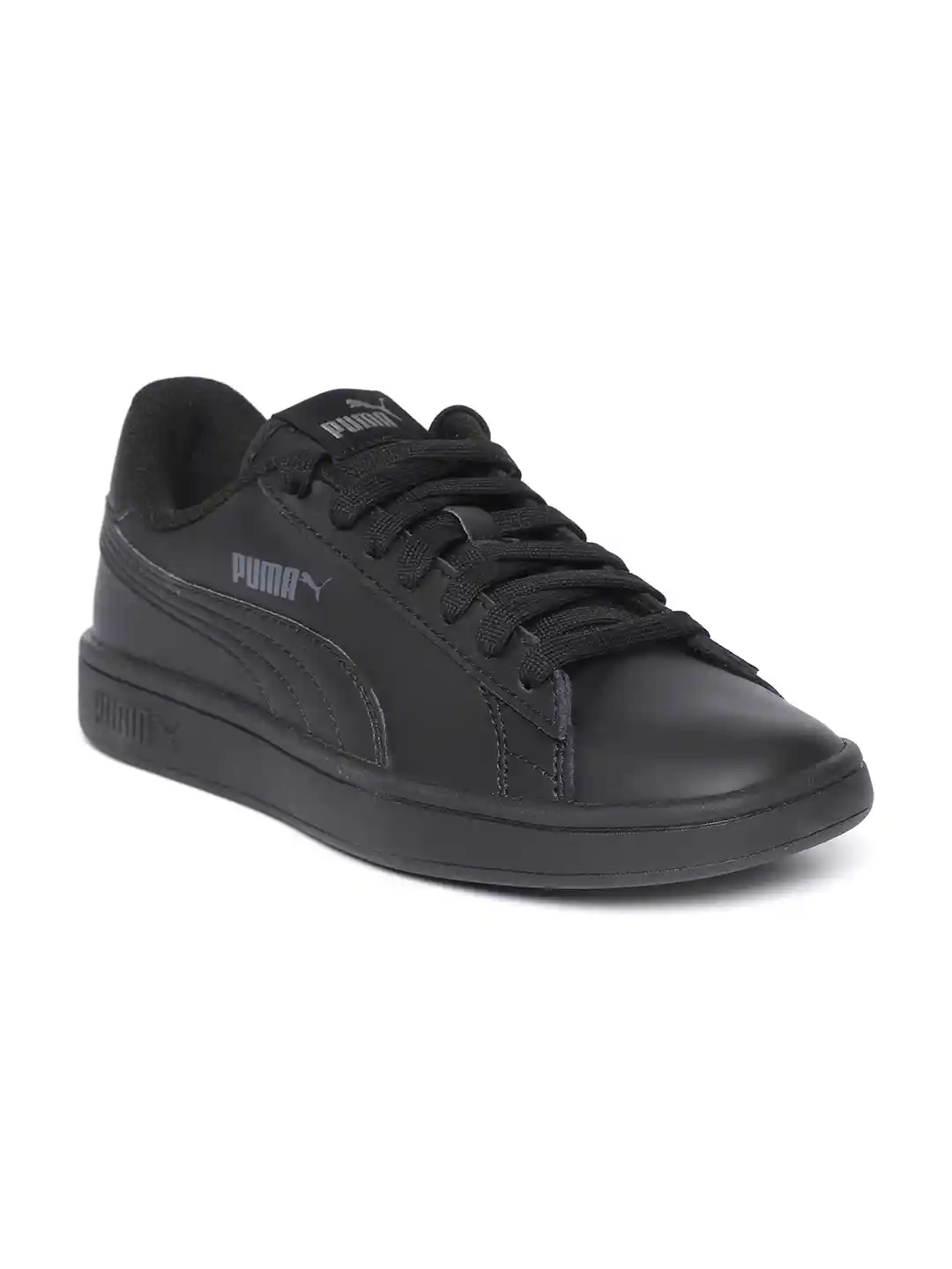 Buy Puma Unisex Black Smash v2 Leather Sneakers Casual Shoes for