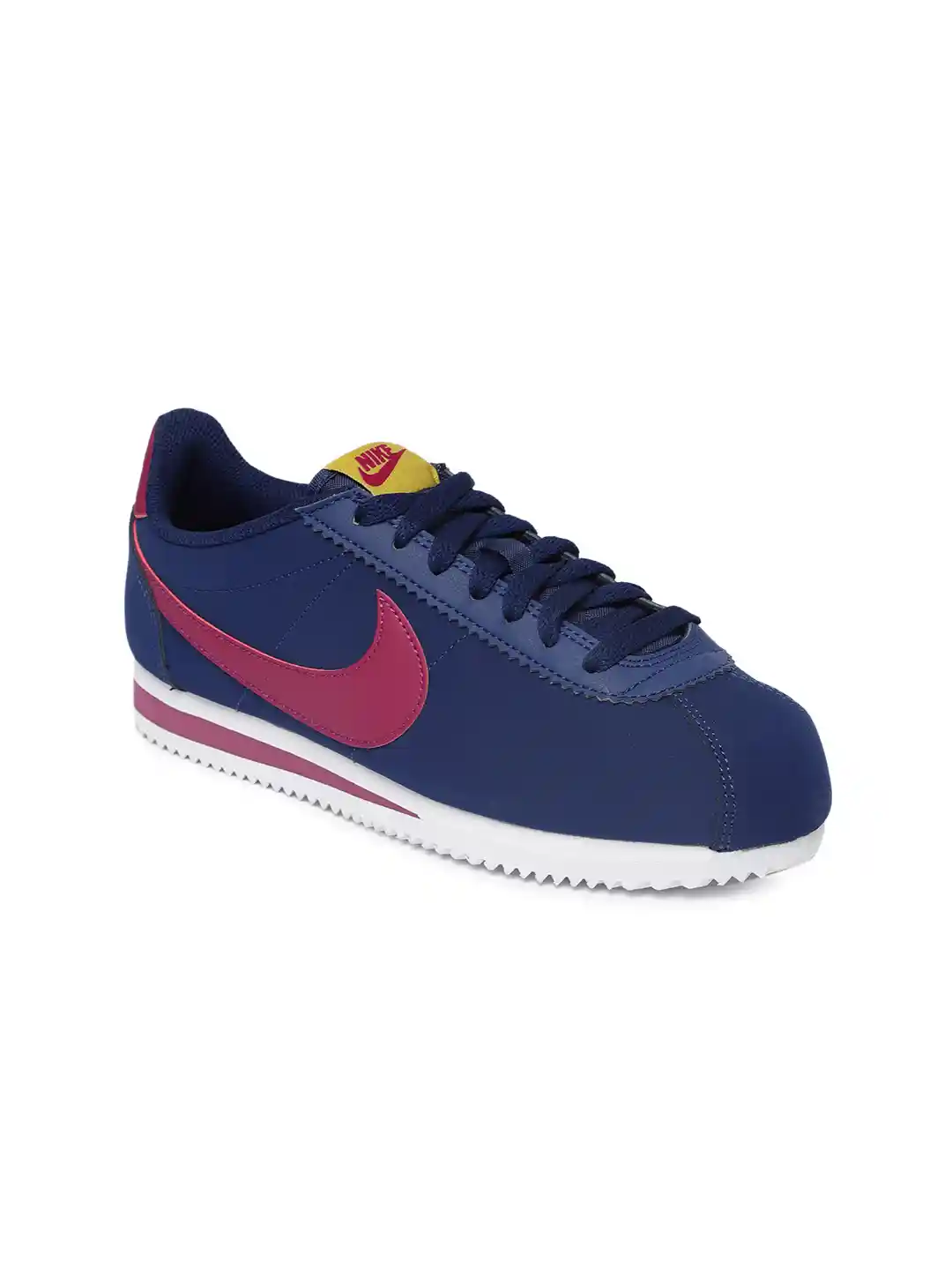 Buy Nike Women Blue CLASSIC CORTEZ Leather Sneakers Casual Shoes