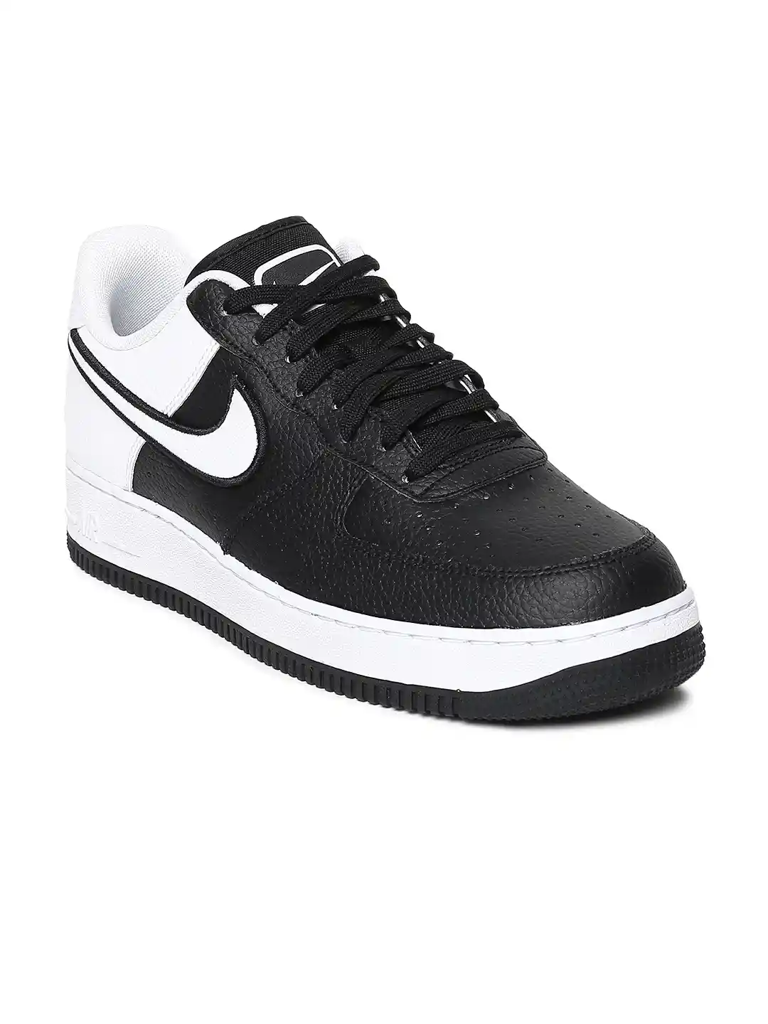 Buy Nike Men Black White Air Force '07 LV8 1Perforated Leather