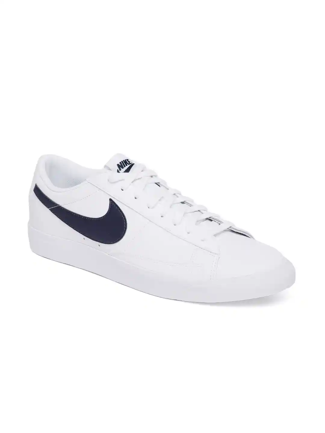 Buy Nike Men White BLAZER LOW Leather Sneakers Casual Shoes for