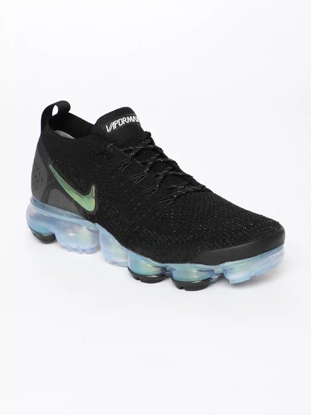 Nike Men Black Air VaporMax Flyknit Sneakers